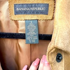 Banana Republic Suede Wrap Coat!